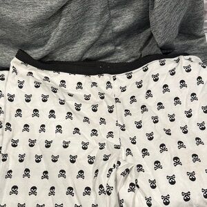 Joe Boxer Black and White Skull Pajama Pants